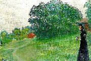 Carl Larsson suzanne som roda korssyster-syrener vid farfarsgarden Spain oil painting artist